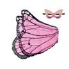 Mask Elf Angel Wings Cloak Performance Butterfly Costume Fashion Butterfly Wings Cape  Girl