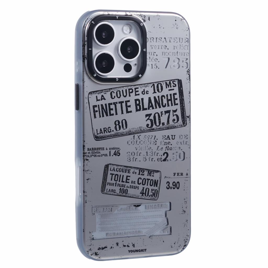 YOUNGKIT Literary Series for iPhone 16 Pro Max Case Compatible with MagSafe IMD TPU Phone Cover