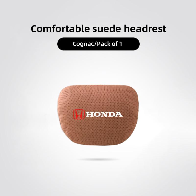 rlbn5 Car Headrest Neck Pillow & Lumbar Support Cushion Auto Interior For Honda CR-V Accord Civic HR-V Pilot Odyssey Fit Jazz Vezel