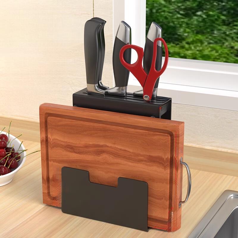 Kitchen Chopping Board and Knife Rack