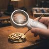 Портативная лупа с USB-питанием, легкий дизайн из АБС-пластика, прозрачная линза для путешествий на природе, детальной работы