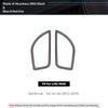 For BMW F20 F21 F22 F23 Made of Alcantara Dashboard Side Air Vent Outlet Trim Frame Car Interior Performance Sticker Accessories