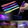 1/4 Pcs Invisible Ink Pen Spy Pen with UV Light Magic Marker for Secret Message Treasure Box Prizes Kids Party Favors Toys Gift
