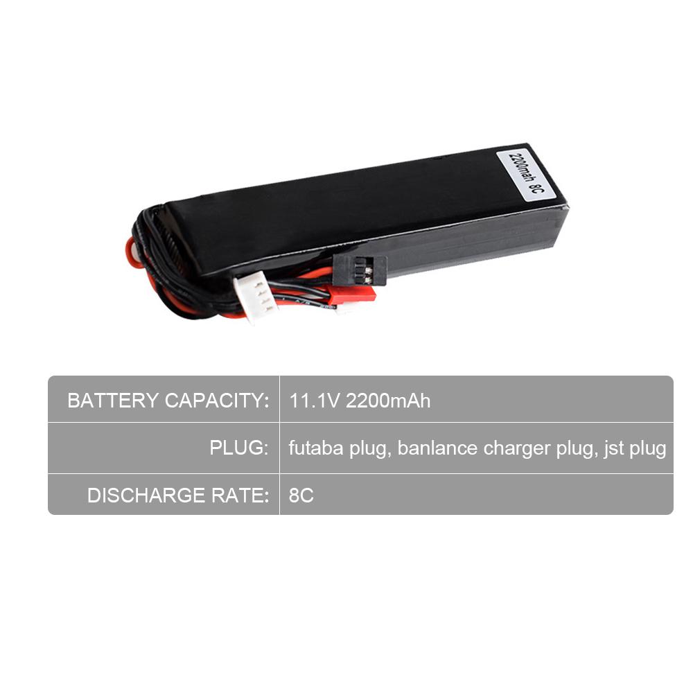 11.1V 2200mAh 8C Batt y for AT9 AT10 for WFLY for TH9X Remote Controll