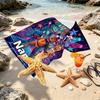 Custom Name Personalized Five Nights at Freddy's Print Beach Towel, for Trip Camping Beach Party Home Decor, Birthday Gift for Family & Friends
