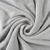 Cover For Chair Narrow Backrest Velvet Plush Thick Light Gray