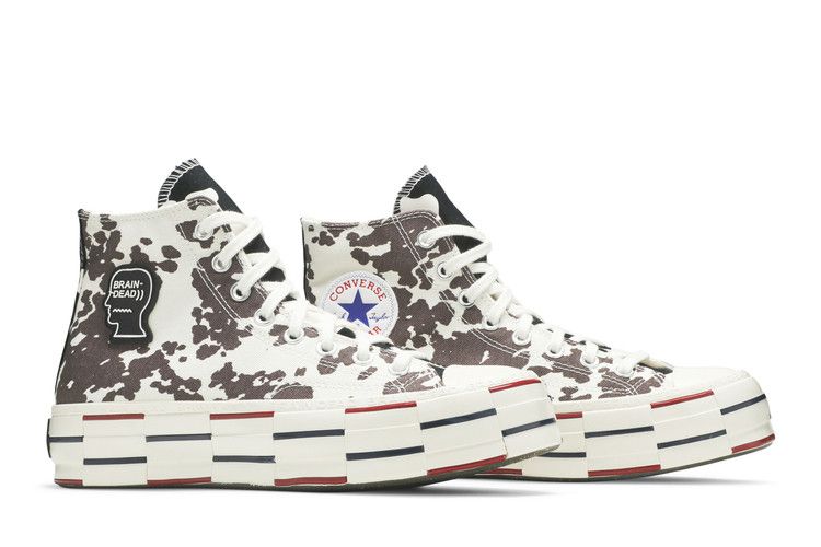 Мужские кроссовки Converse Chuck Taylor All Star 70 Hi Brain Dead Egret Egret/Black-French Roast