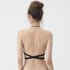 U-shaped Beautiful Back Underwear Women's Halter Back Invisible Neck Bra French Triangle Cup Smooth Without Steel Ring Bra Bra