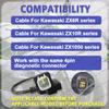 OBD Adapter For Kawasaki 4/6pin OBDII Diagnostic Cable For Kawasaki Ninja Z-serie Versys-serie Motorcycle OBD Connector Adapter