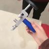 Ручной стеклорез для плитки 2 в 1 с алмазным роликом, регулируемым металлическим держателем, портативный эргономичный инструмент для точной резки для использования в DIY и строительстве
