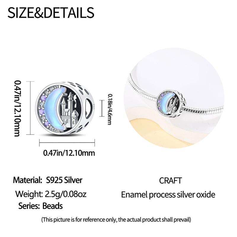 Подходит S925 оригинальный браслет с подвесками для женщин S925 стерлингового серебра изысканный зеркальный замок кулон бусины DIY ювелирные изделия подарок новый в