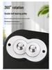 Adhesive Roller Wheels for Trash Can, No-Drill, 4-Pack Universal Base Accessory