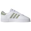 adidas Neo Court Bold Нескользящие Прочные Низкие Кеды для Скейтбординга Женские Кроссовки Бело-Зеленые FY9995