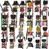 Napoleonic Wars Military Soldiers Building Blocks British France Prussia Cavalry Army Russian Infantry Figures Bricks Kids Toys