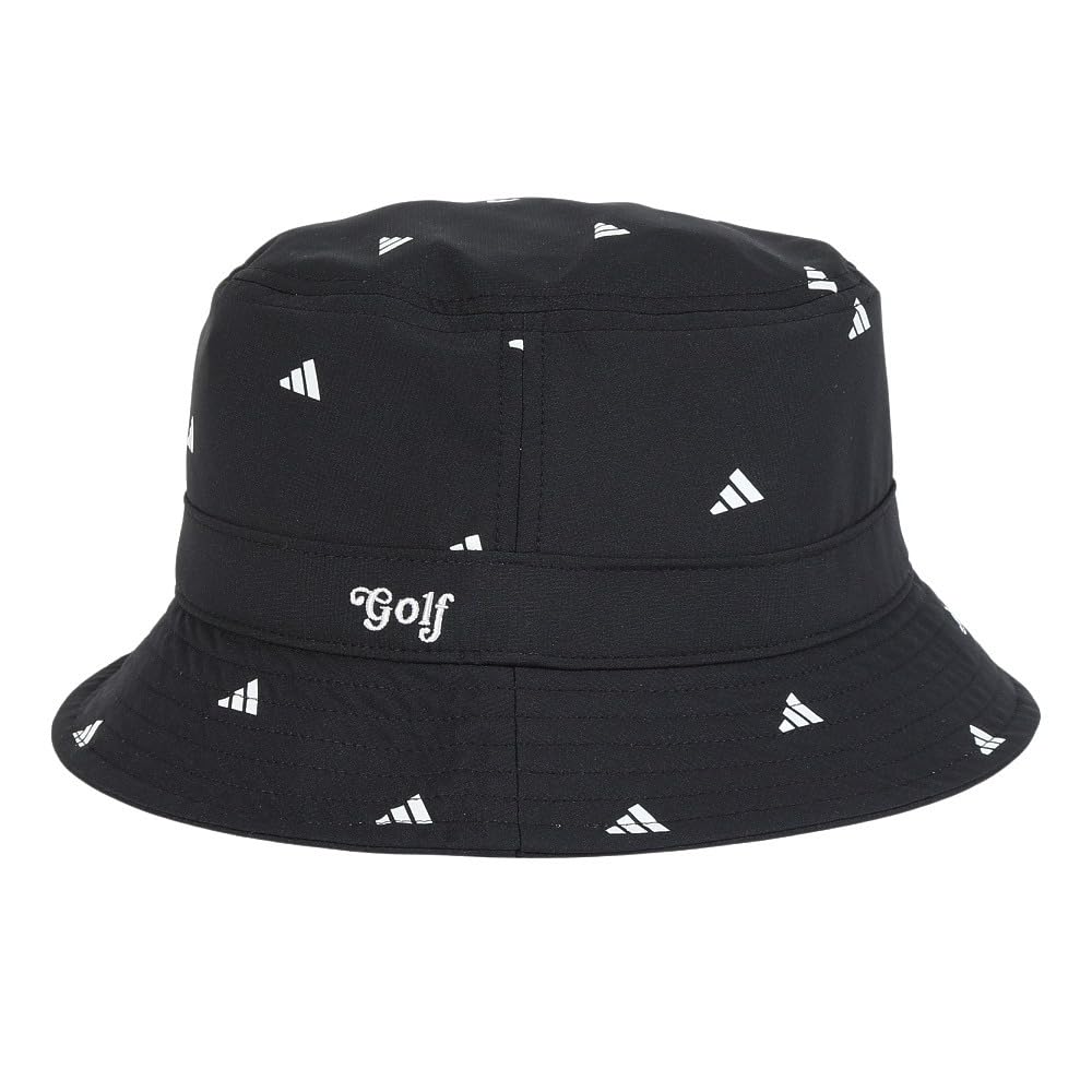 adidas Гольф BOS Печатная панама Женская Один размер OSFW 54-57см Черный Белый IQ2891 KOV56