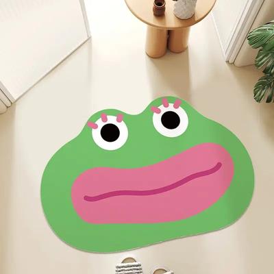 Новый забавный мягкий диатомовый грязевой нескользящий впитывающий коврик для пола кухня ванная туалет коврик для пола нескользящий коврик бытовой коврик