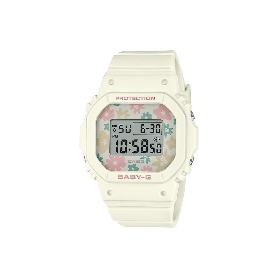 Casio Женские часы BABY-G Белые BGD-565RP-7PR BGD-565RP-7PR