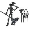 Premium Action Figure for Gifts Collectible Action Figure with Accessories Articulated Skeleton for Collectible for Collectors