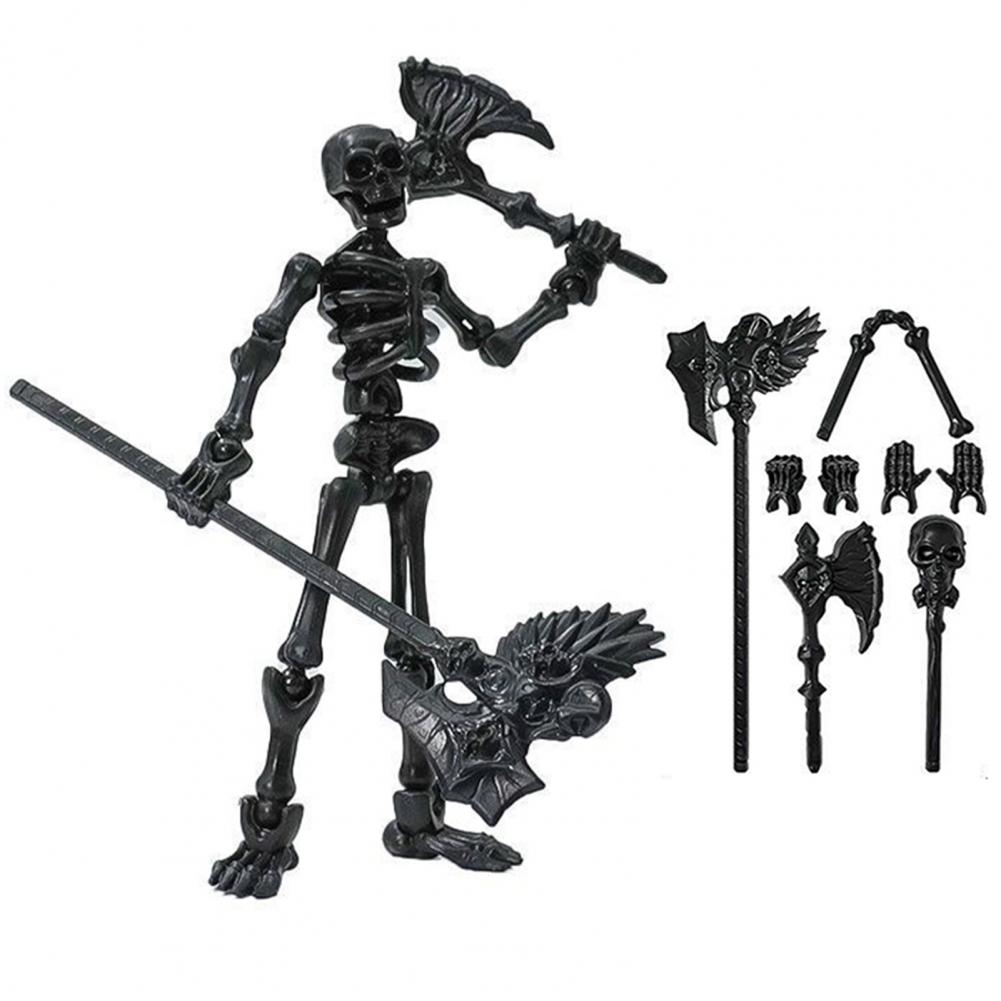 Premium Action Figure for Gifts Collectible Action Figure with Accessories Articulated Skeleton for Collectible for Collectors