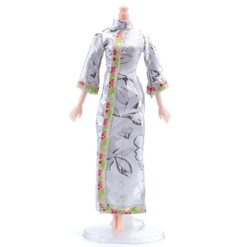 Аксессуары для кукол 30 см Уникальное платье Одежда Китайское традиционное платье Стиль ципао Модная вечерняя одежда для кукол 1/6 Праздничная одежда