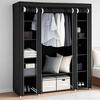 Closet Wardrobe Portable Closet for Bedroom Clothes Rail with Non-Woven Fabric Cover Clothes Storage Organizer 12 Compartments