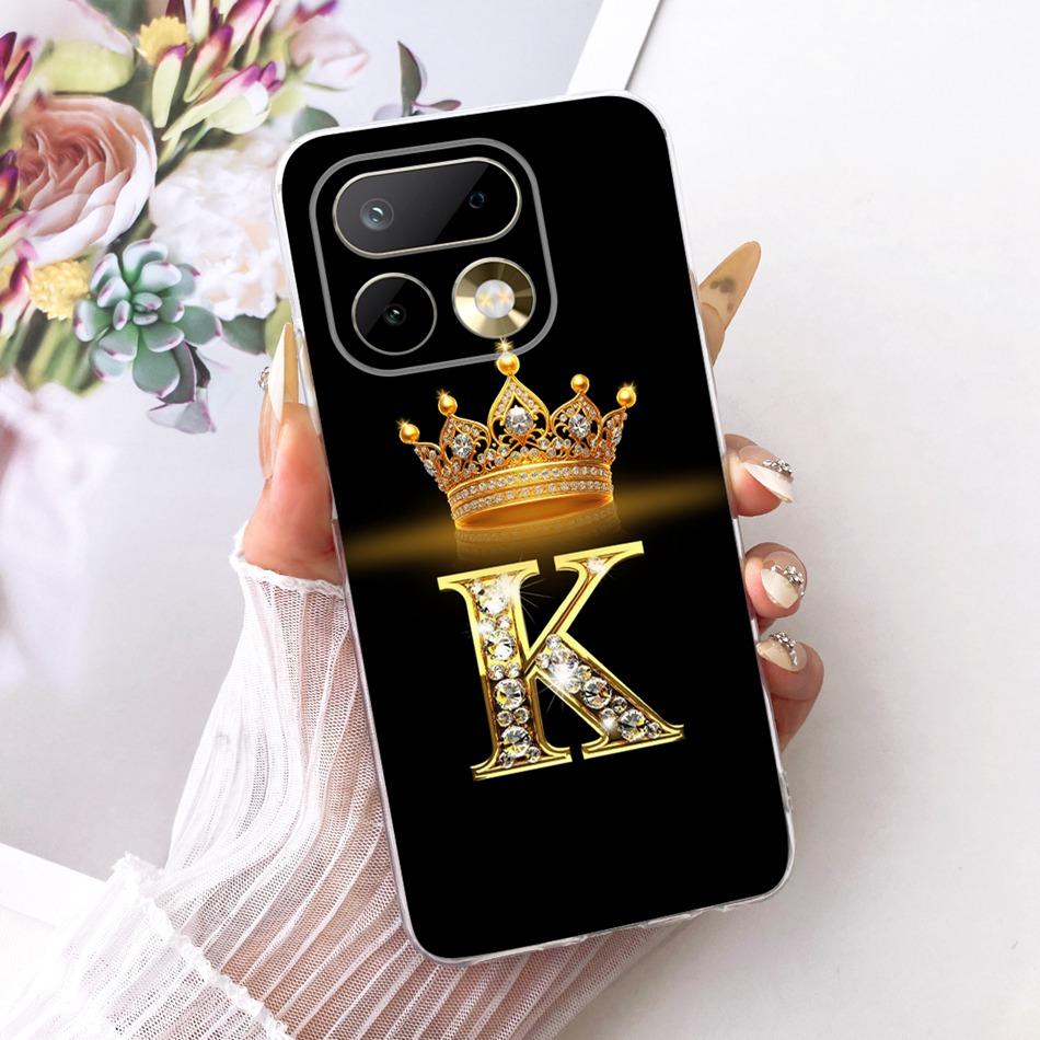Для Realme 16 Pro+ 16Pro Модный чехол для телефона с буквой и короной Для Realme 16 Pro Plus 5G Мягкие силиконовые TPU чехлы