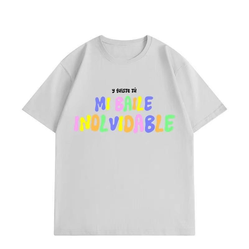 Rapper Bad Bunny Merch Tshirts Men Women Clothing Harajuku Hip Hop Pop Music Tshirt Fashion Y2k Style Short Sleeve Top