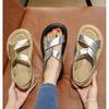 Fashion Women's Shoes Roman Sandals Summer Versatile Casual Beach Sandals Fashion Shoes For Women Open Toed Flat Roman 35-40