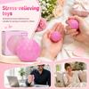 Сенсорная игрушка для снятия стресса, мягкий силиконовый сжимаемый мячик, прочная текстурированная игрушка-антистресс для развития концентрации и снятия тревоги