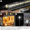 Chip LED miniature wiring 10 pieces 0603 SMD red 30cm lead wire copper diorama lighting railway models plastic architecture model buildings light DIY