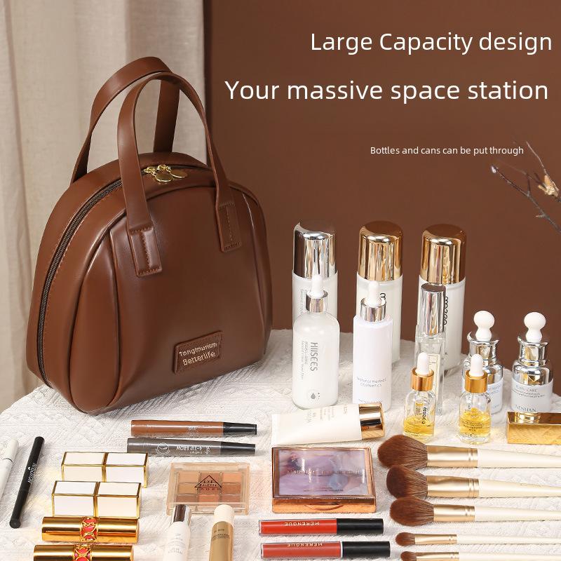 Большая вместительная косметичка Maillard: Портативный дорожный органайзер для кистей для макияжа и туалетных принадлежностей