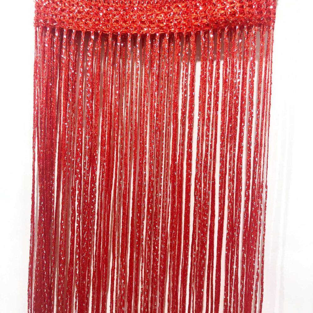 1x2м Занавеска-разделитель для окна/двери для дома, гостиной, кафе, внутренние украшения, ламбрекен