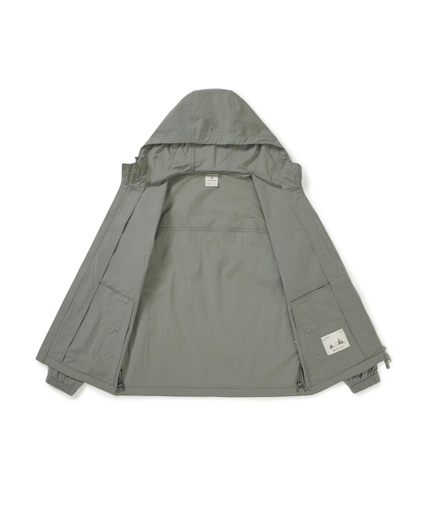Ветровка Snowpeak Apparel Root Out с карманами (S25Mmrwb60) Светлый хаки