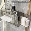 Коробка для хранения лицевых полотенец настенная перфорированная полка-органайзер диспенсер для салфеток туалет ванная комната туалетная бумага аксессуары для ванной