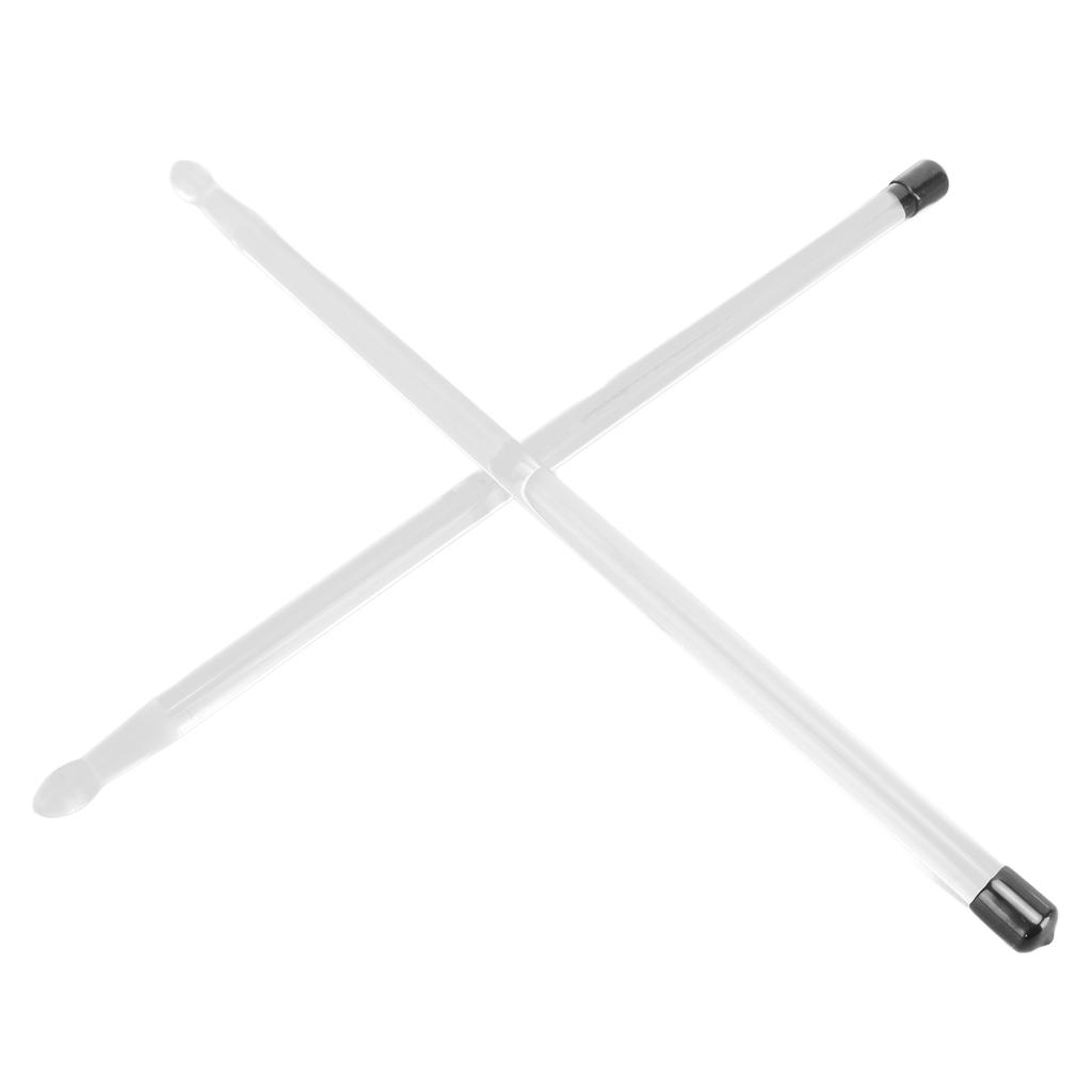 2 шт. Яркие барабанные палочки Акриловые прозрачные барабанные палочки для джазовых барабанов Сценическое выступление