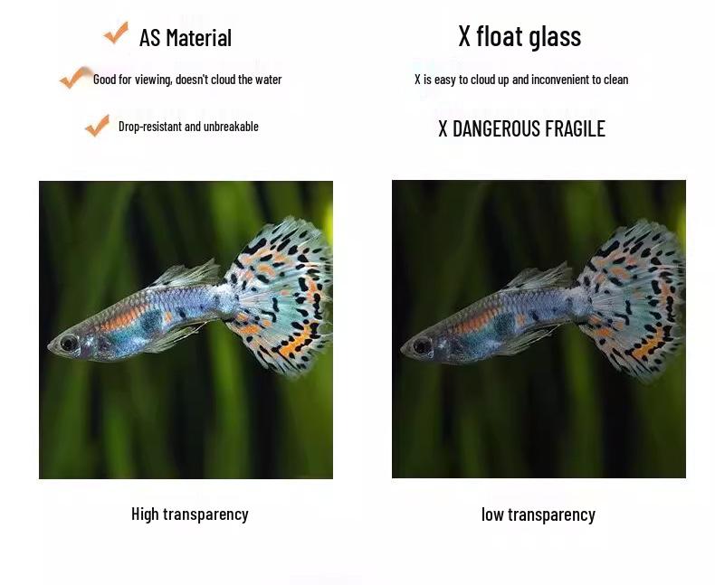 Многофункциональный Экологический Аквариум: Креативный настольный аквариум-салфетница для ландшафтного дизайна гостиной