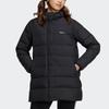 adidas Женская повседневная зимняя пуховая куртка с капюшоном Neo Черная HF0499