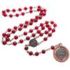 Traditional Catholic Rosary Necklace Sacred Beads Necklace Sweater Chain Necklace Alloy Material Long Necklace for Daily