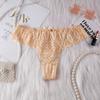 Sexy Girl Hot Underwear Women Lace Briefs Low Waisted Knickers Thong Cross Comfortable Breathable Seamless T-panties