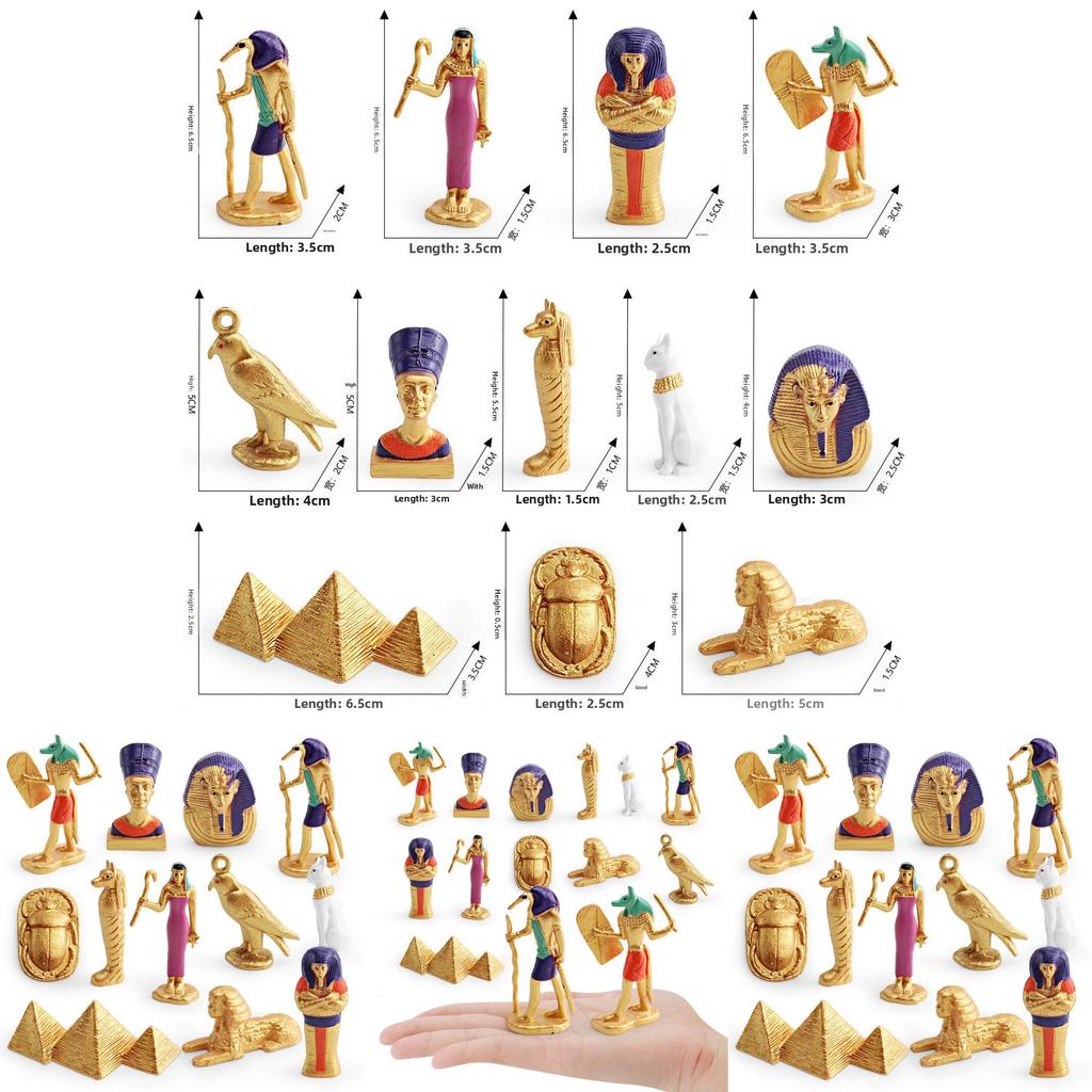 Древний Египет Королева Сфинкс Модель ПВХ Декоративная Коллекционная Для Домашней Демонстрации