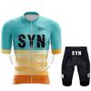 Mens Cycling Jersey Shorts Set Road Mountain Biking Breathable Quick-Dry Performance Wear