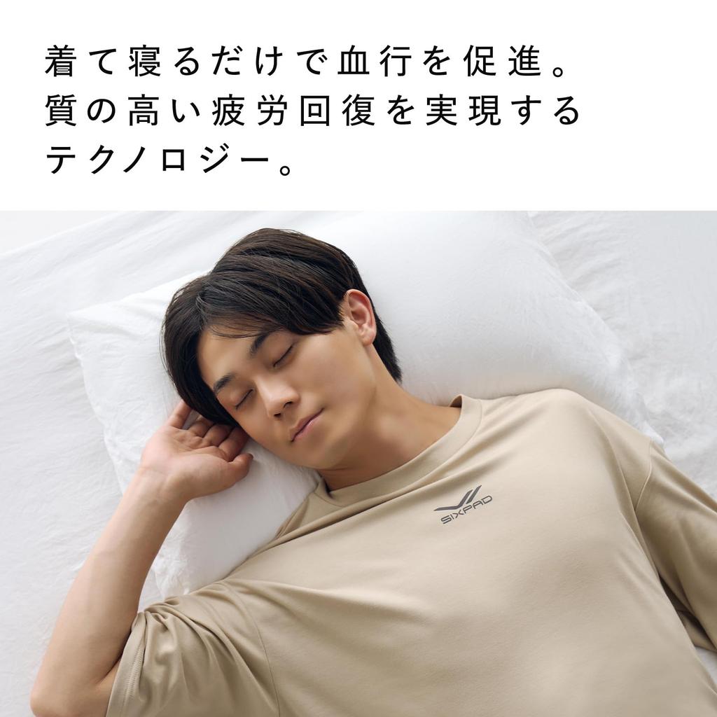 Эксклюзивный официальный магазин Sixpad Recovery Wear Sleep Short [SIXPAD] (Брюки, JP, Алфавит, S, (бежевый))