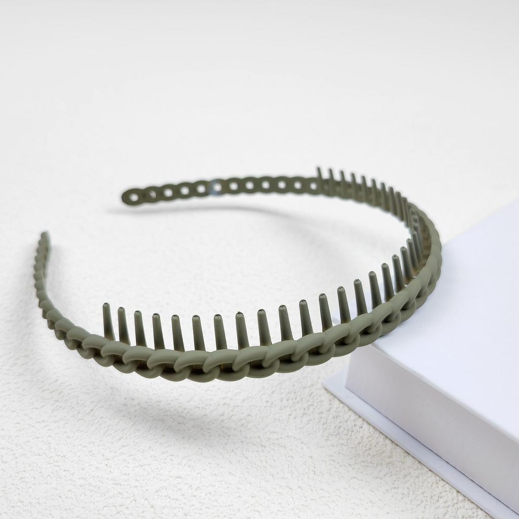 1PC Hair Clip Frosted Color Headband Women's Non-slip Band Teeth Simple Pressure Headband Face Headband Hair Accessories