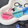 Акриловый Брелок для Ключей Настольный Теннис Двусторонний Мини 3D Спортивный Брелок Подвеска на Сумку Брелки для Ключей Автомобиля Сувенир Подарок