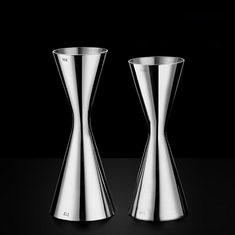 Measuring Cups Cocktail Jigger Cocktail Shaker Stainless Steel Liquid Mini Espresso Shot Glass Kitchen Bar Accessories
