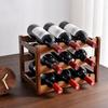 Modern Solid Wood Red Wine Display Rack