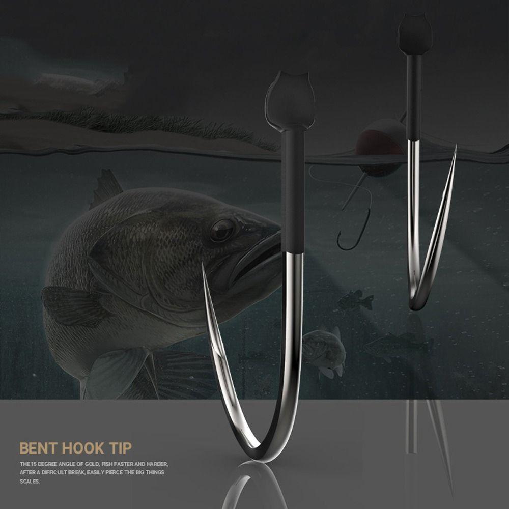 Steel Lure Hooks Fishing Tackle Barbed Fishing Hooks Fishing Hooks Set Carp Hooks Big Fish Hooks