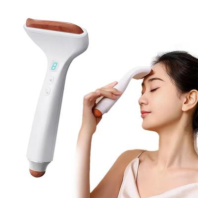 Электрический массаж горячими камнями, нагревательный скребок, вибрация, скребок для кожи, триггерные точки шеи, гуаша, сжигание жира, подтяжка лица, переносной