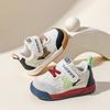 Дышащая обувь для малышей для девочек, белая обувь на мягкой подошве для мальчиков, нескользящие и износостойкие кроссовки