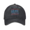 Винтажные бейсболки Hawk Tuah 24 Spit On That Thang унисекс из потертого денима с потертостями Snapback Hat Funny Say Outdoor Hats Cap